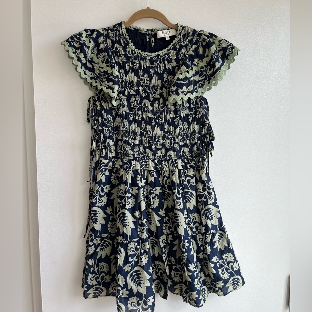 Sea Floral Dress